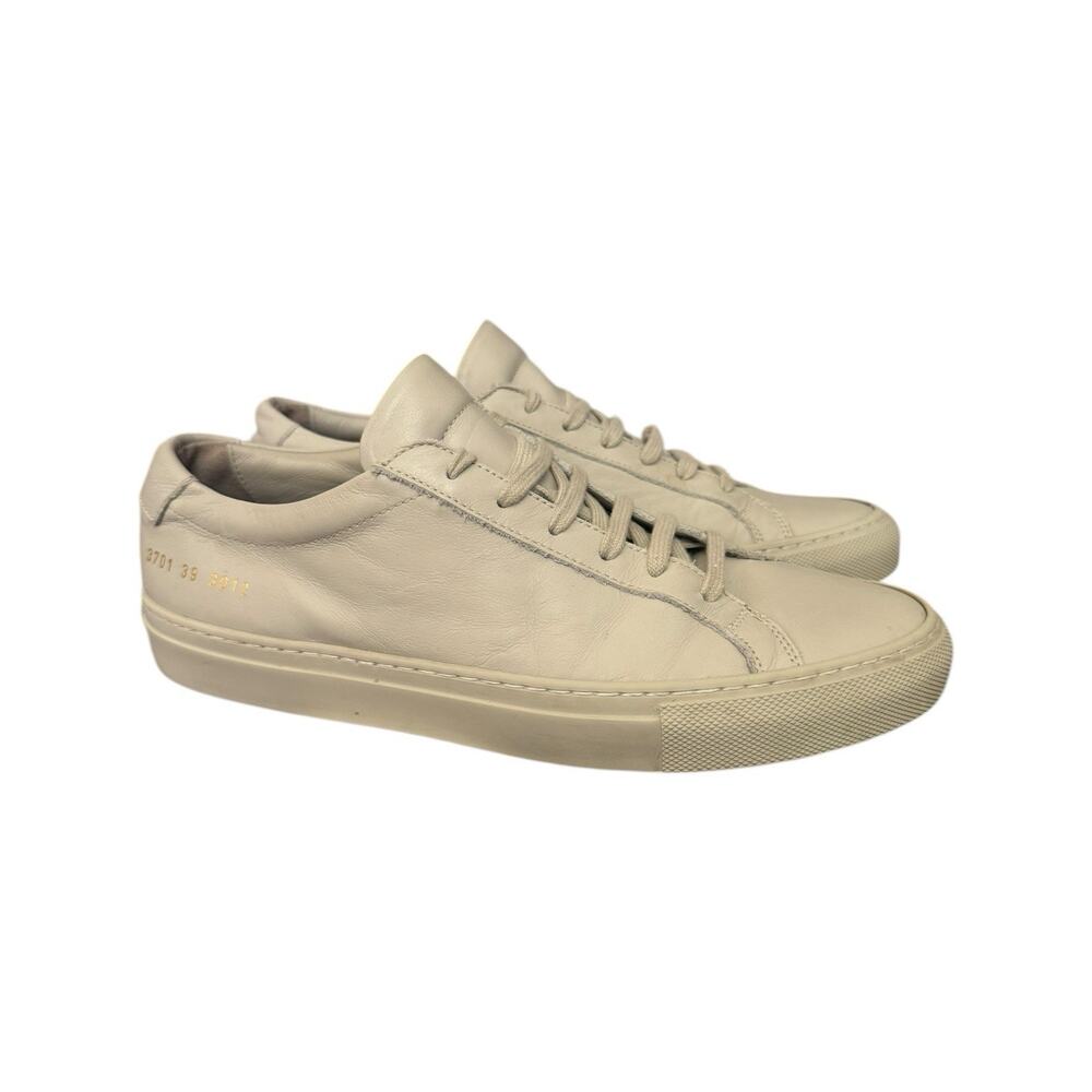 Woman by Common Projects Leather Achilles Trainers Sneakers Size 39